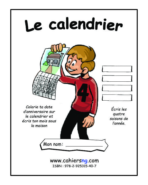 PDF - Le calendrier- (4e/5e) - HYBRIDE — Fiches reproductibles pour  enseignant(e)s — Cahiers d'activités N.G.