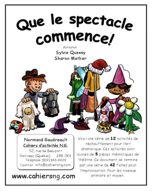 Que le spectacle commence! PDF — Fiches reproductibles pour